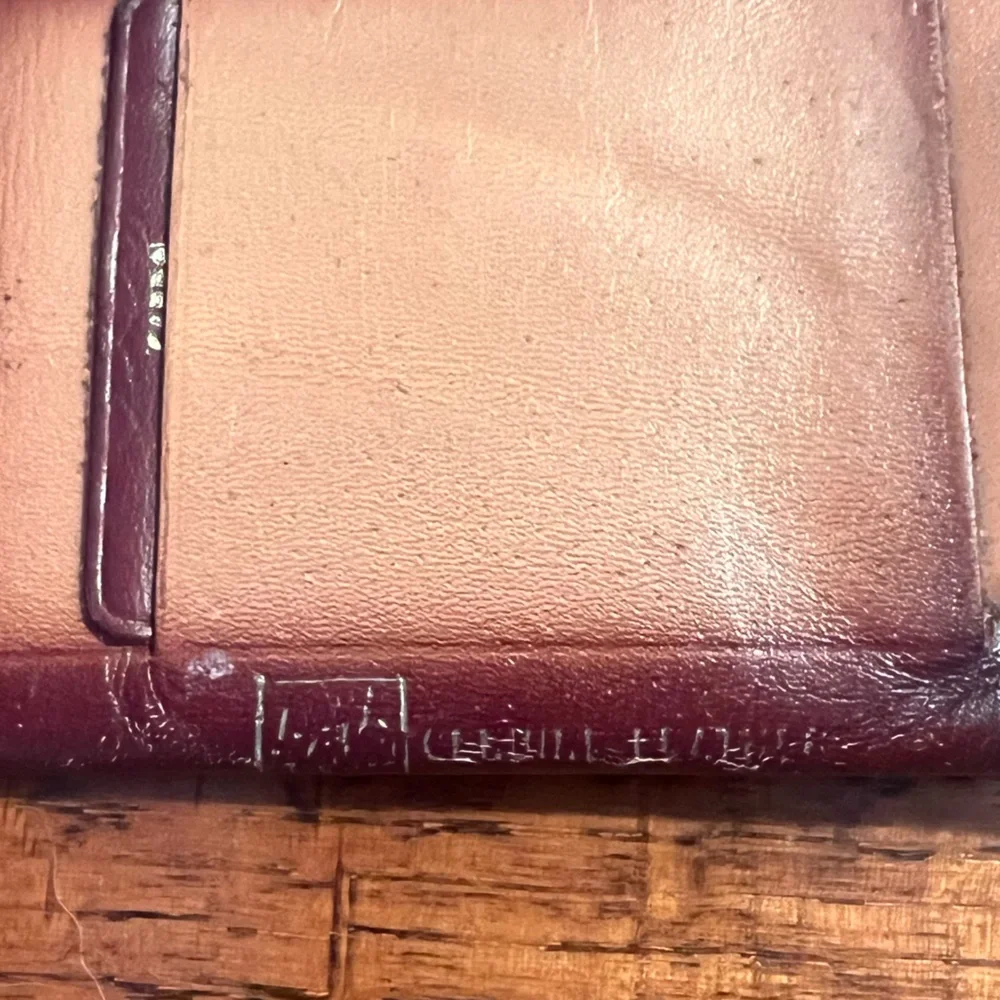 Set of 2 Vintage Tony Lama Genuine Leather Wallets